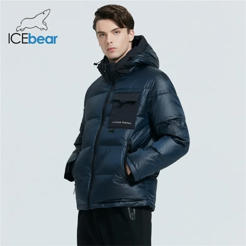 Giacca da uomo invernale ICEbear giacca da uomo antivento e calda da uomo di alta qualità cappotto da uomo alla moda MWD20971I 201217