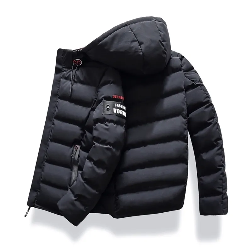 Мужские брендовые моды осень зимняя куртка парку пальто с капюшоном теплые мужские зимние пальто повседневные пальто 4xl Parkas вниз мужчина 201104