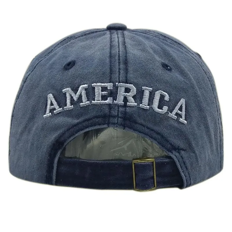 LET`S GO BRANDON Embroidered Baseball Hat With Adjustable Strap American Flag Cotton Cap