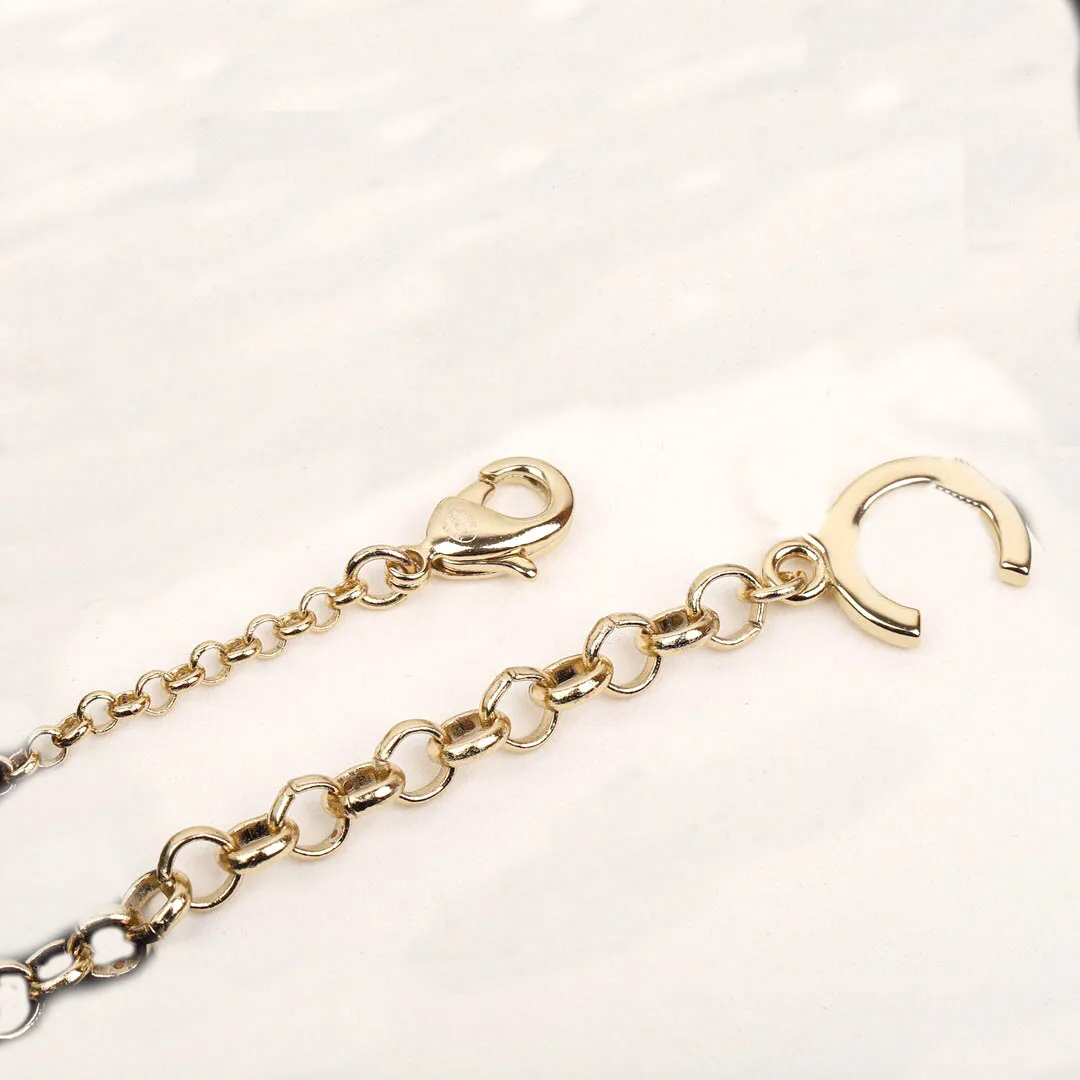 Orecchino Cuore Cristalli Con Catena Pendente Perle | Marl&ugrave; Gioielli