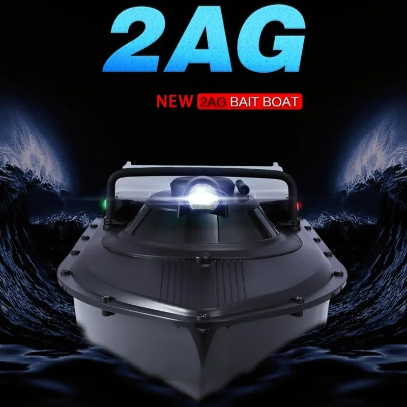 2AG 10A 2.4G GPS Auto Navigation Appâts De Pêche Nid Dipper avec métal hélice garde RC Bateau Cadeaux jouet 201204