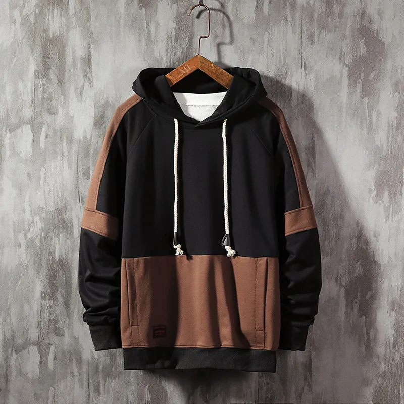 SingleRoad Mens Hoodies Oversized Harajuku Japanese Streetwear