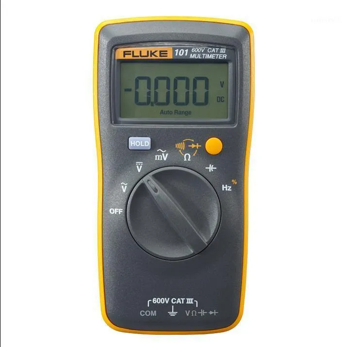 Grossiste-Fluke 101 Multimètre numérique de base !!! Tout neuf !!!! Multimètre numérique de poche d'origine F101, gamme automatique F101, livraison gratuite1