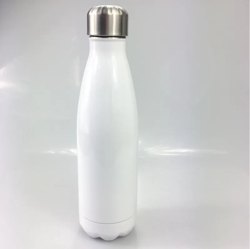 VERKAUF 17OZ SULLIMATION Leeres Getränketaschen Sport Edelstahl Trinkflasche Heiße kalte Wasser isolierte Vakuumflasche für Kinderschule A07