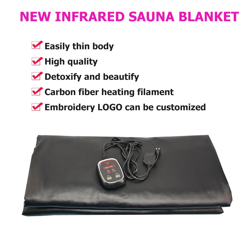 Dernier sapin infrarouge Sauna Couverture de sauna infrarouge amincissant Couverture infrarouge Rayon infrarouge The Heat Therapy Wrap Façage Frappage Fat Burning Home Salon