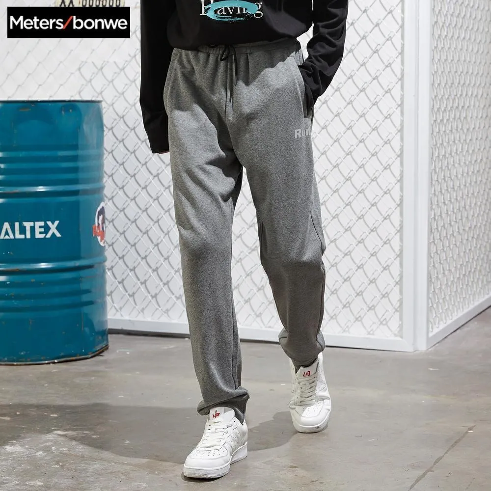 Metersbonwe новые мужские спортивные штаны 2020 летних повседневных моды балка ноги бега трусных брюк мужские буквы печати бренд брюки 602992 LJ201104