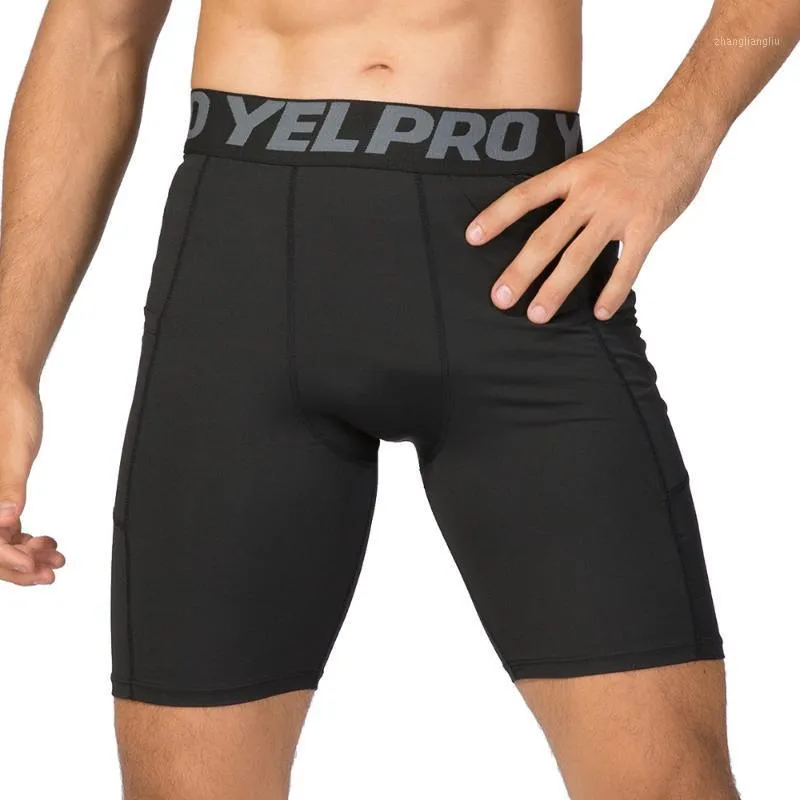 Running Shorts 4 Packs Men Compression Szybka Sucha Kolarstwo Aktywna bielizna treningowa z Pocket1