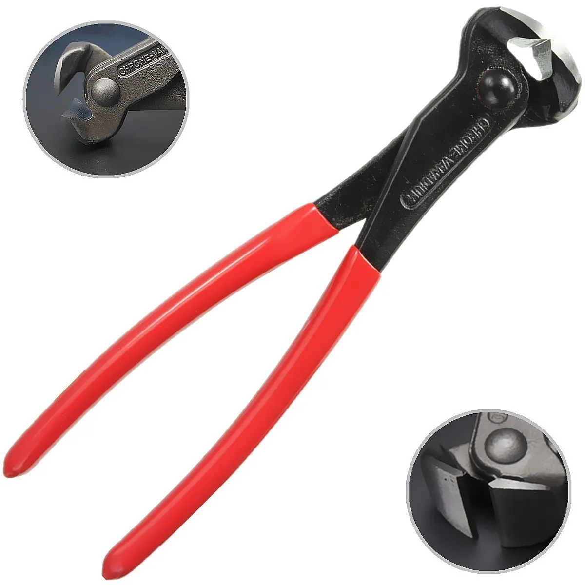 Cążki DoERSUPP Vanad szczypce do cięcia końcowego 200mm / 8 cali Czerwony Plastikowy + Chromowane Naprawki stalowe Clippers Nail Clipper Multitool Dippers Y200321