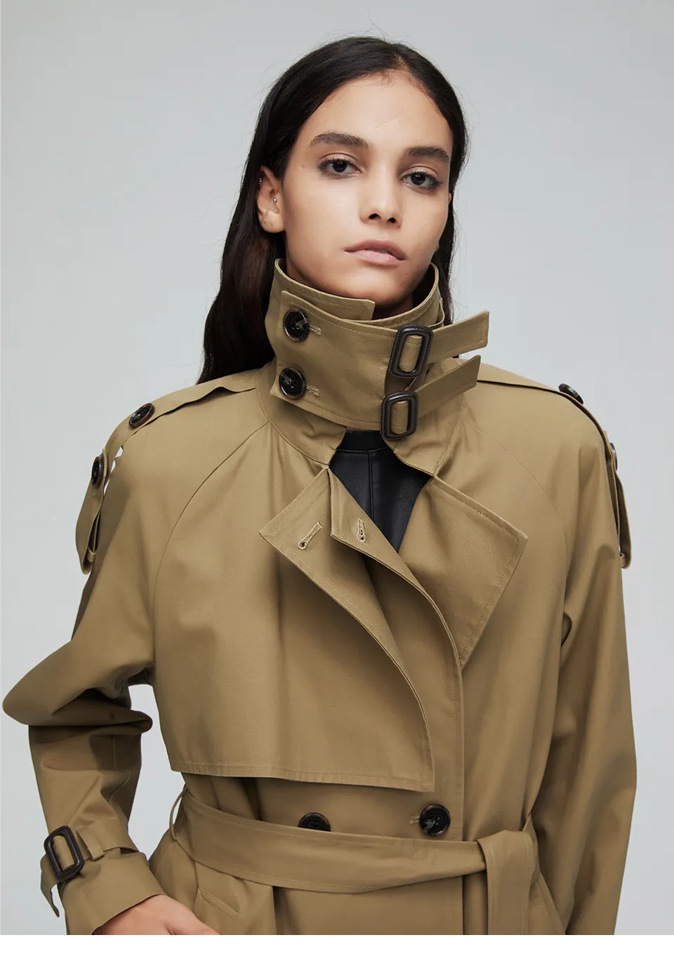 JAZZEVAR New Arrival Autumn Top Trench Coat Women Double Breasted Long Outerwear For Lady High Quality Overcoat Women 9003 201211 From Dou05 40.82 DHgate.Com
