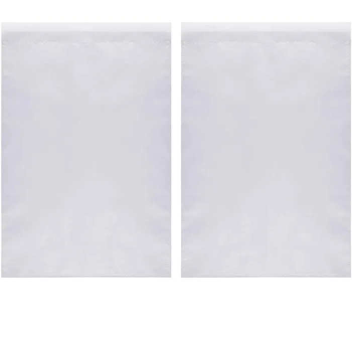 12x18 Dubbelzijdig 3 lagen, DIY Yard White Plain Lege Tuin Vlaggen, Sublimatie 30x45cm 100D Polyester