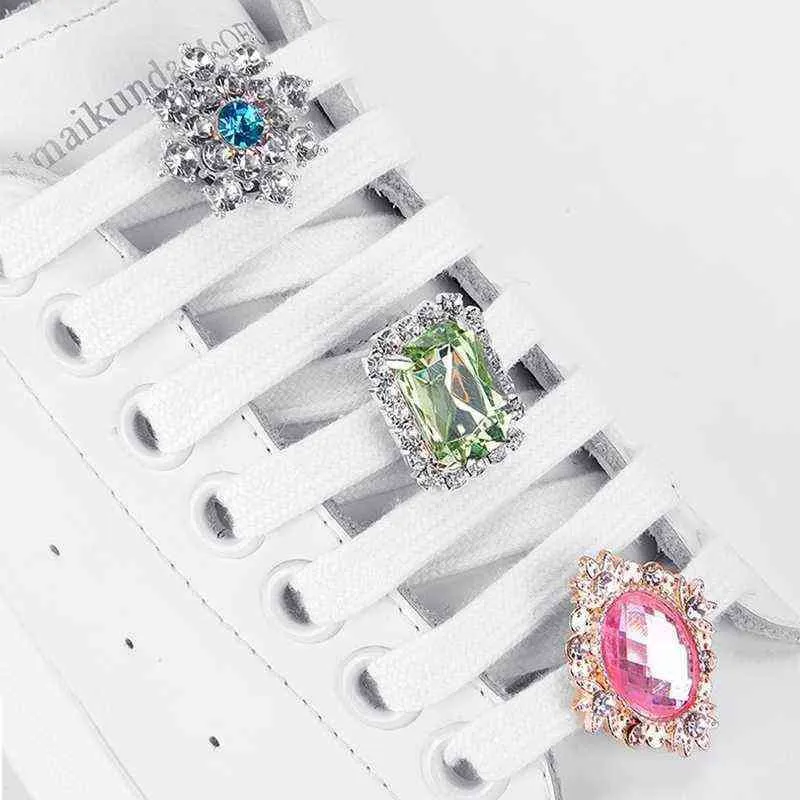 신발 액세서리 빛나는 모조 다이아몬드 죔쇠 구두 끈 장식 진주 사랑 아이들 여성 신발 매력 디자인 220301