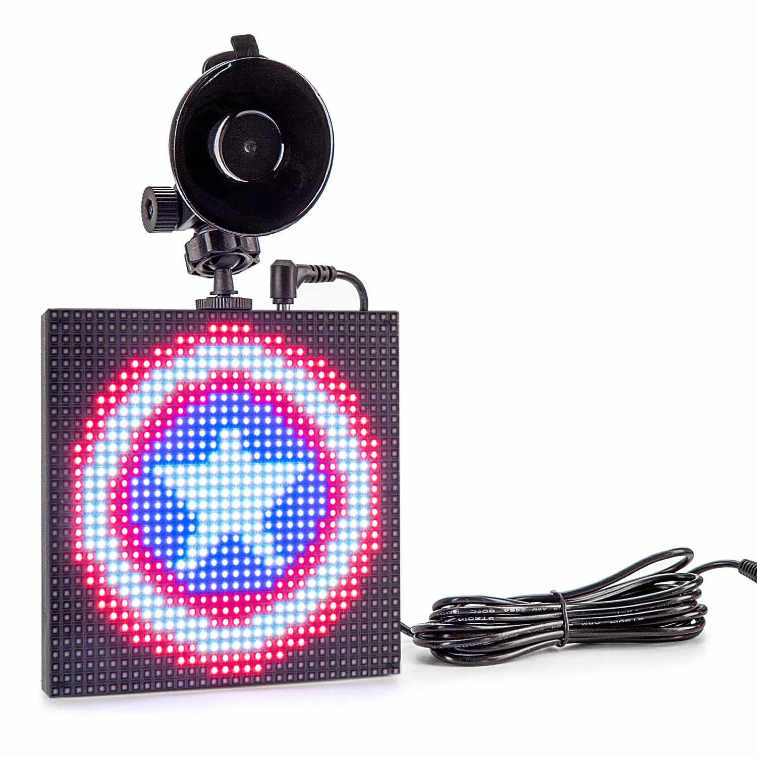 Blauw 12 v LED Auto Display board USB informatie input LED auto