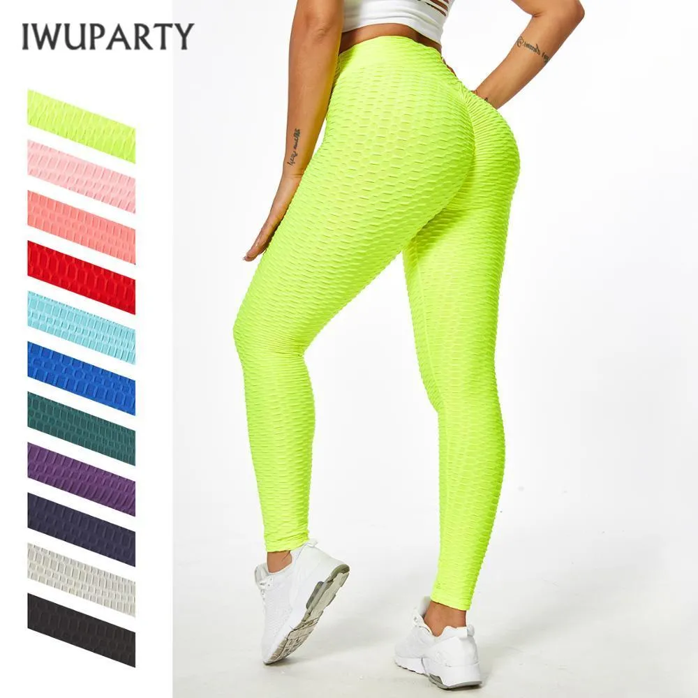 Iwupaety 3d grosso mulheres esportes joga calças sexy fitness leggins respirável bunda levantando cintura alta ginásio sportswear 11 cores 201202