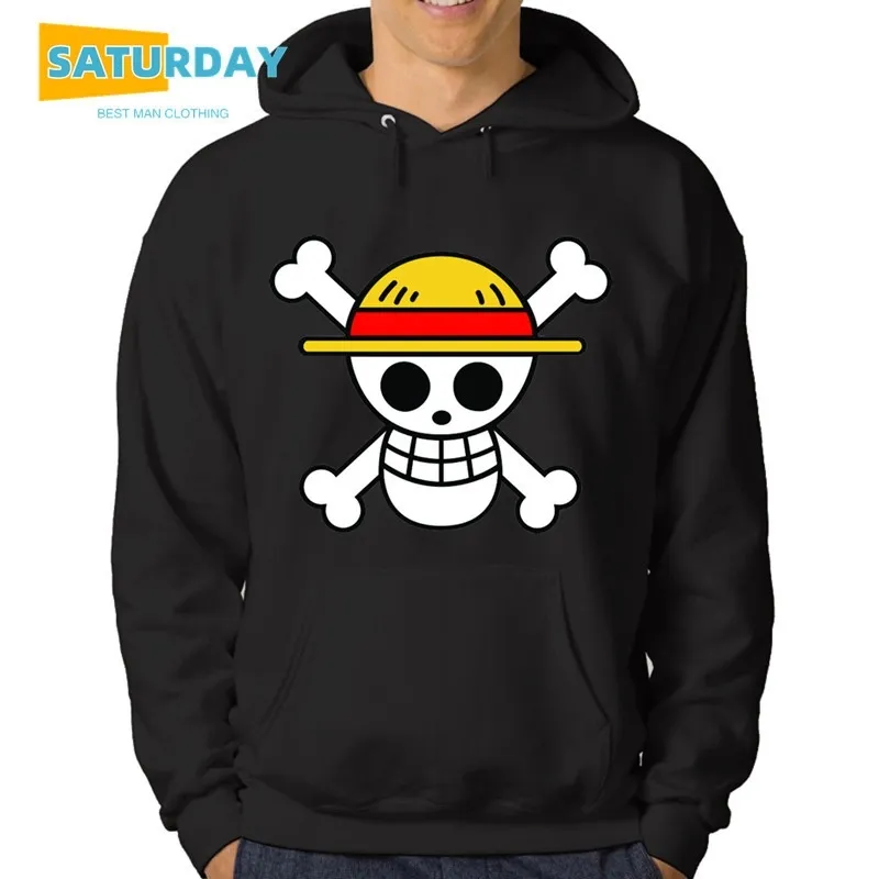 Heren Anime One Piece Luffy Fleece Hoodie Vrouwen Winter Manga Sweatshirts Jongen Meisjeskleding, Drop Ship LJ201222