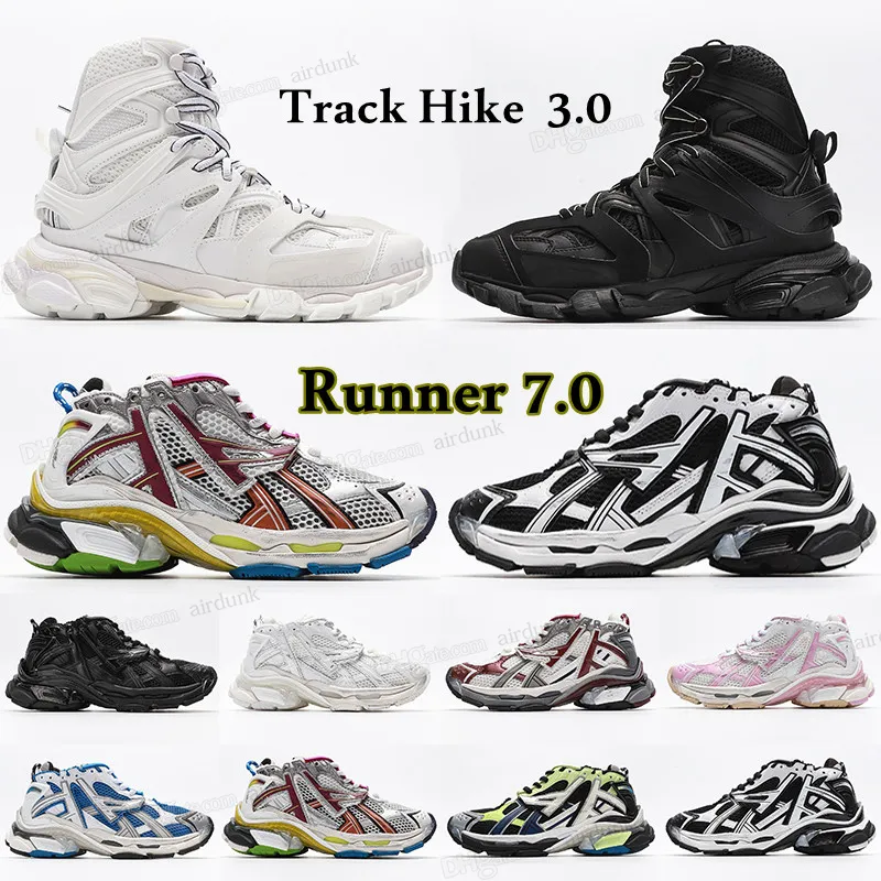 Designers Track Hike Chaussures d￩contract￩es Femme Men Runner Sneakers Trainers 3.0 S￩rie Vintage Black White Running Trend Xpander Jogging x Pander Shoe 35-46