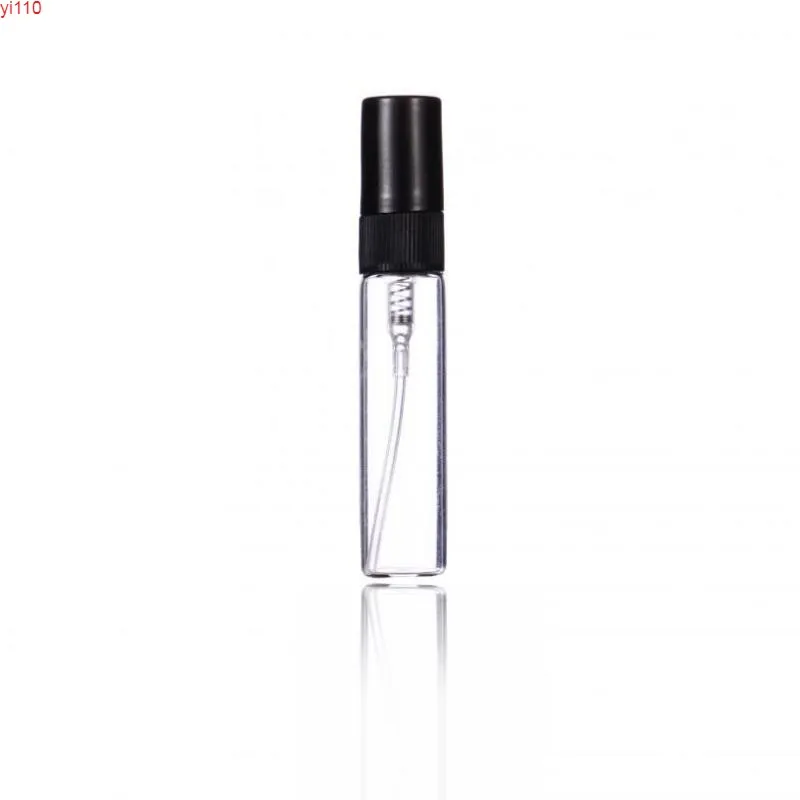Tubo líquido recarregável 2ml 3ml 5ml 10ml frasco de pulverizador perfume fragrância de vidro vazio vidro fino atomizador lx8833goods