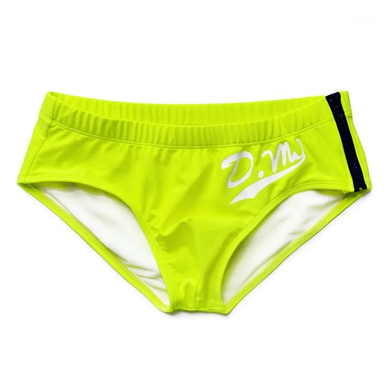 Side Zipper Męskie Pływanie Majtki Sexy Swimweear Mężczyźni Pływanie Plaża Kostium Kąpielowy Spodenki 2020 Desmiit Swimsuit Zwembroek Man1