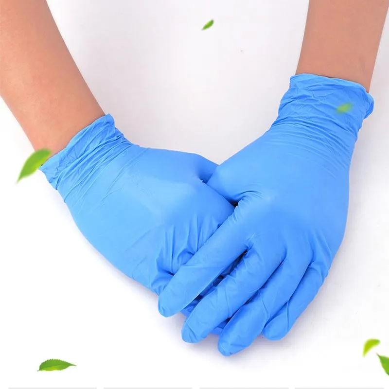 In Stock Overseas Warehouse Wholesale Disposable Nitrile Gloves Exam Gloves with Fast Shipment Via DHL FedEx UPS 200pcs Pack