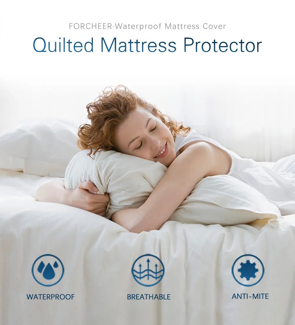 Waterproof pillow top mattress protector hotsell