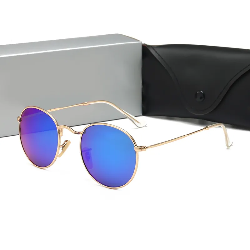New 2021 Fashion Classic designers Vinatge Round Style Sunglasses Men Women Brand Design Sun Glasses Oculos De Sol Gafas