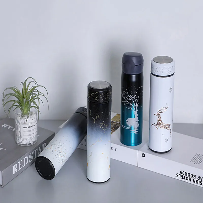 Star Shaped Perfume Bottle Inspired Luminous Stainless Steel Water