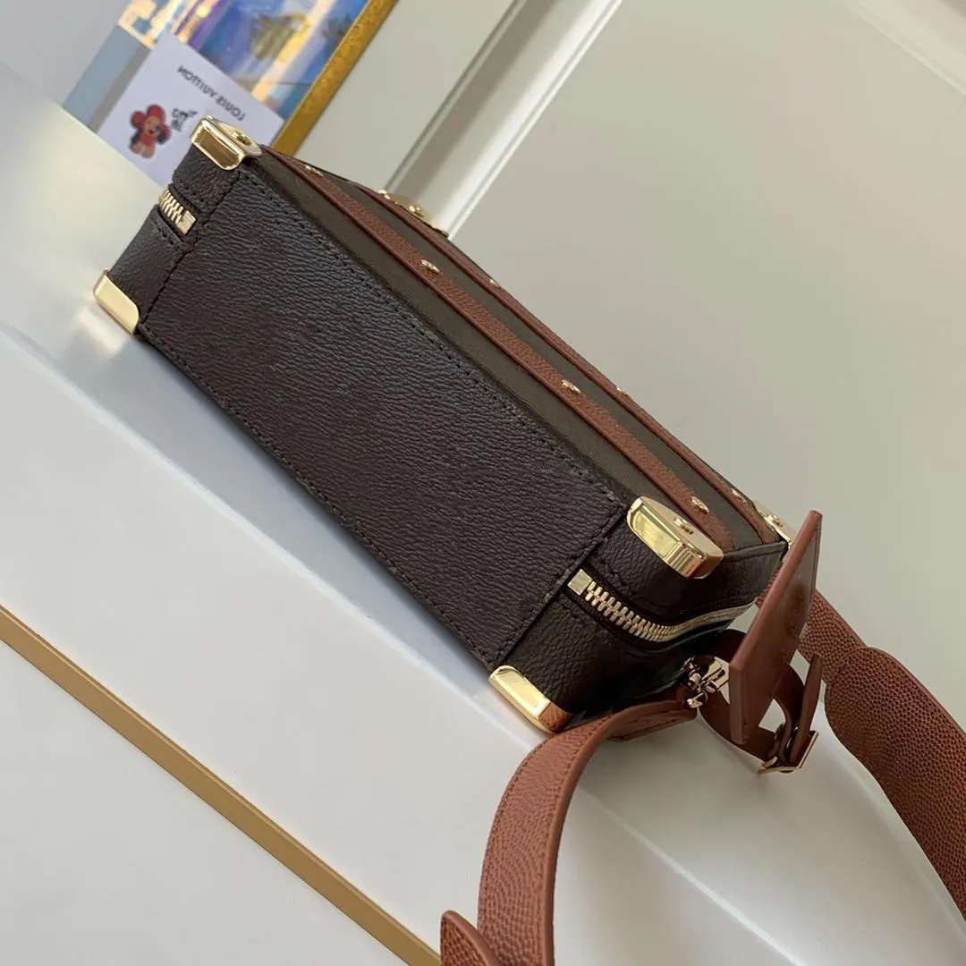 selling handbag SOFT TRUNK Chest pack lady Tote chains hand bags Top quality presbyopic purse bag Leather crossbody luxury designer hobo vintage d6hU#
