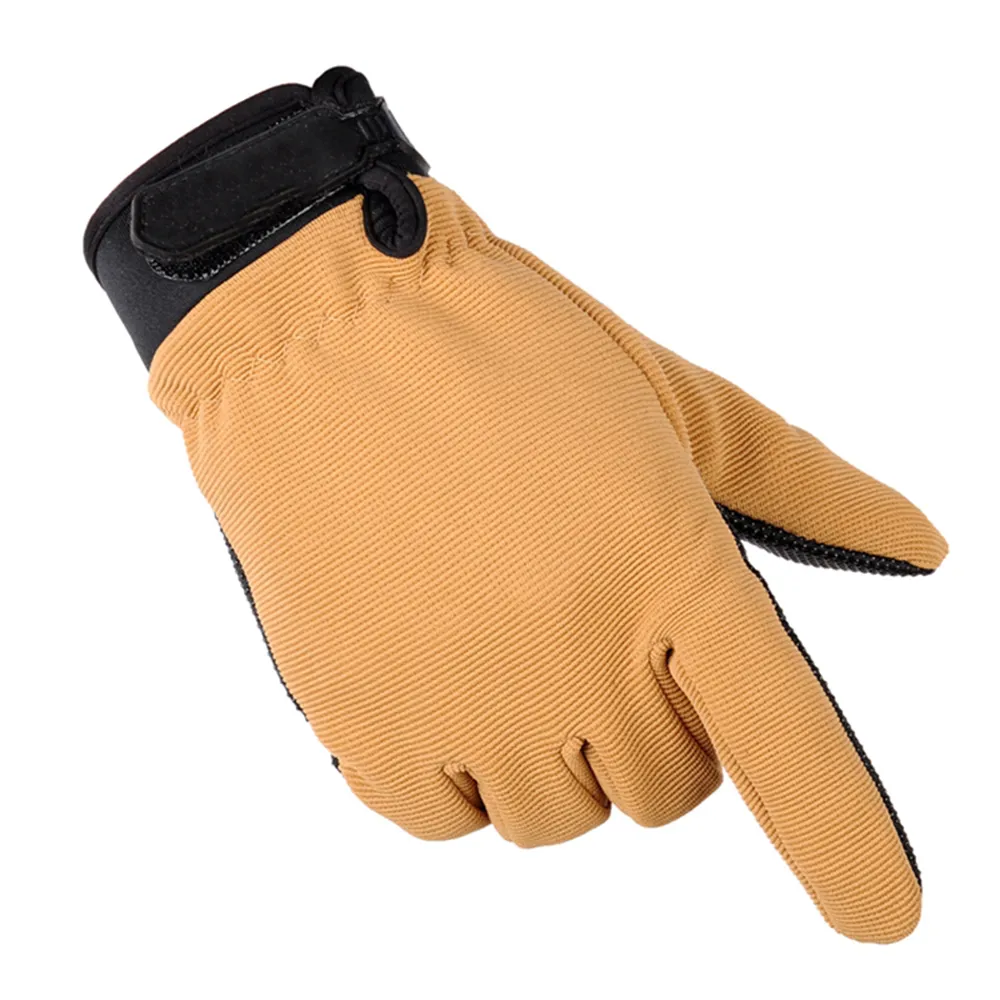 Fullfinger Cyklingshandskar Fiske Mens Glove Andningsbara Taktiska Handskar Kvinnor Utomhus Sport Ridning Non-Slip Wearable