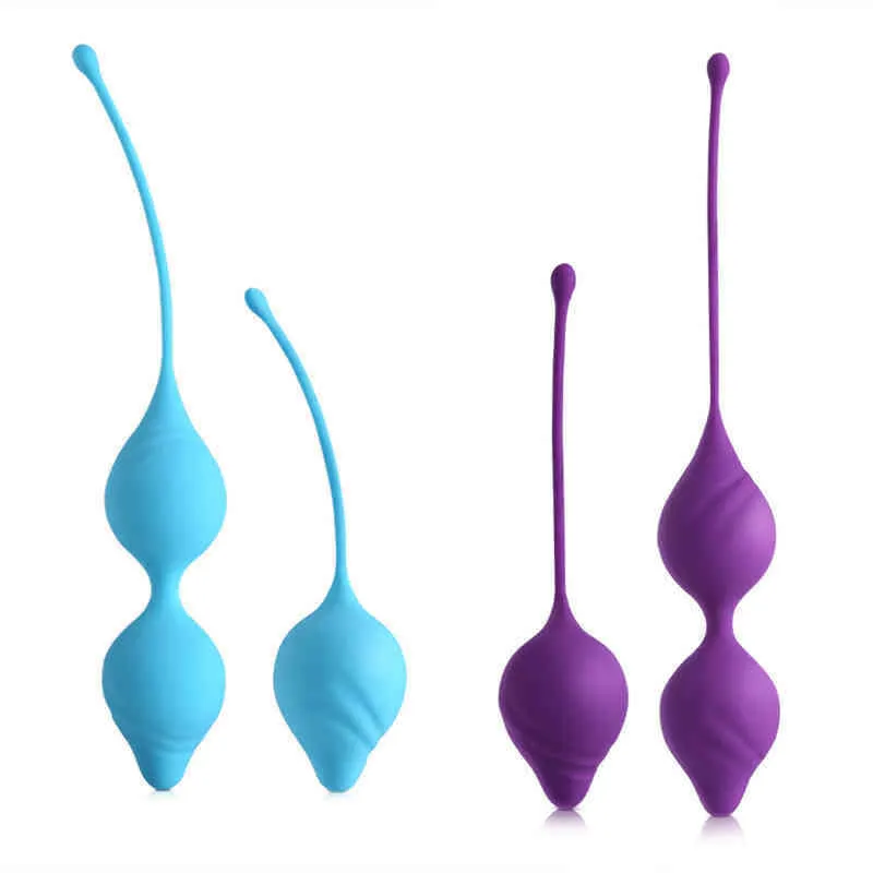 Bolas de vagina Nxy Baga Apertar a bola de Kegel Silicone Ben WA Fêmea Exercícios Smart vaginal S Massage Geisha Adulto Brinquedos Sexuais para Mulheres1111