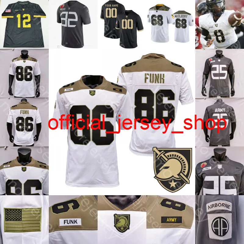 Army Black Knights Football Jersey NCAA College Kelvin Hopkins Jr. Christian Anderson Jemel Jones Tyrell Robinson Andre Carter II Tyhier