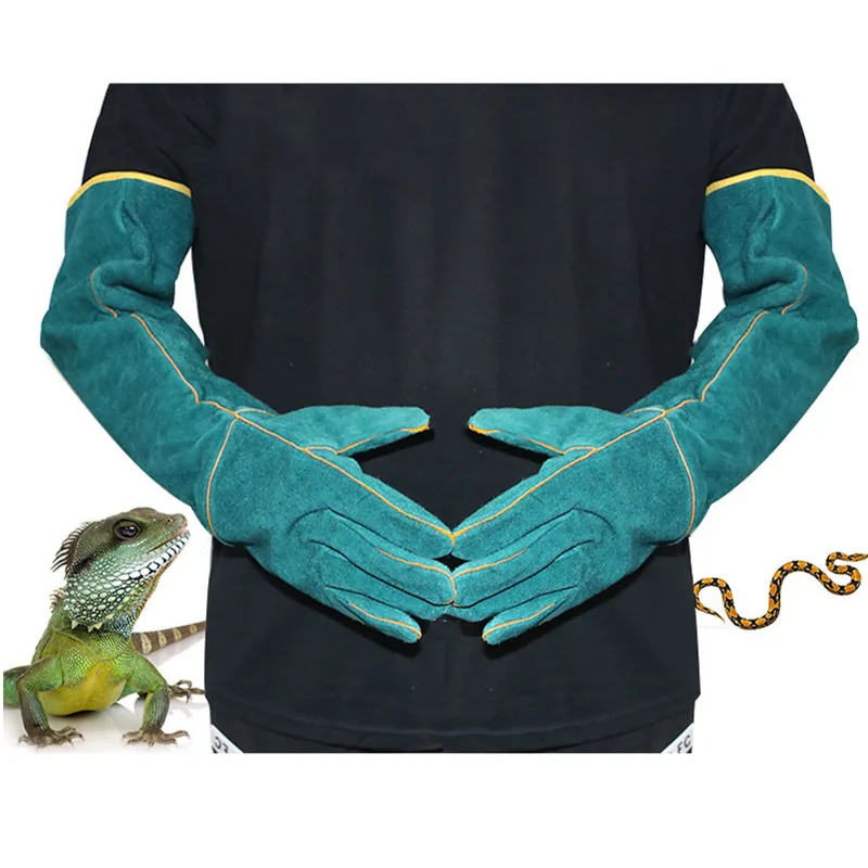 Animal Falcon Handling Gloves Bite Proof For Catch Dog Cat Reptile