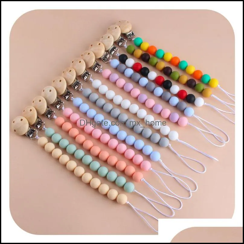 Pacifier olderclips# Baby Feeding Baby ، Kids Maternity Newborn Clip Sile Teether Nipple Clips Beyth Toy Pacifiers حامل الأطفال Sili