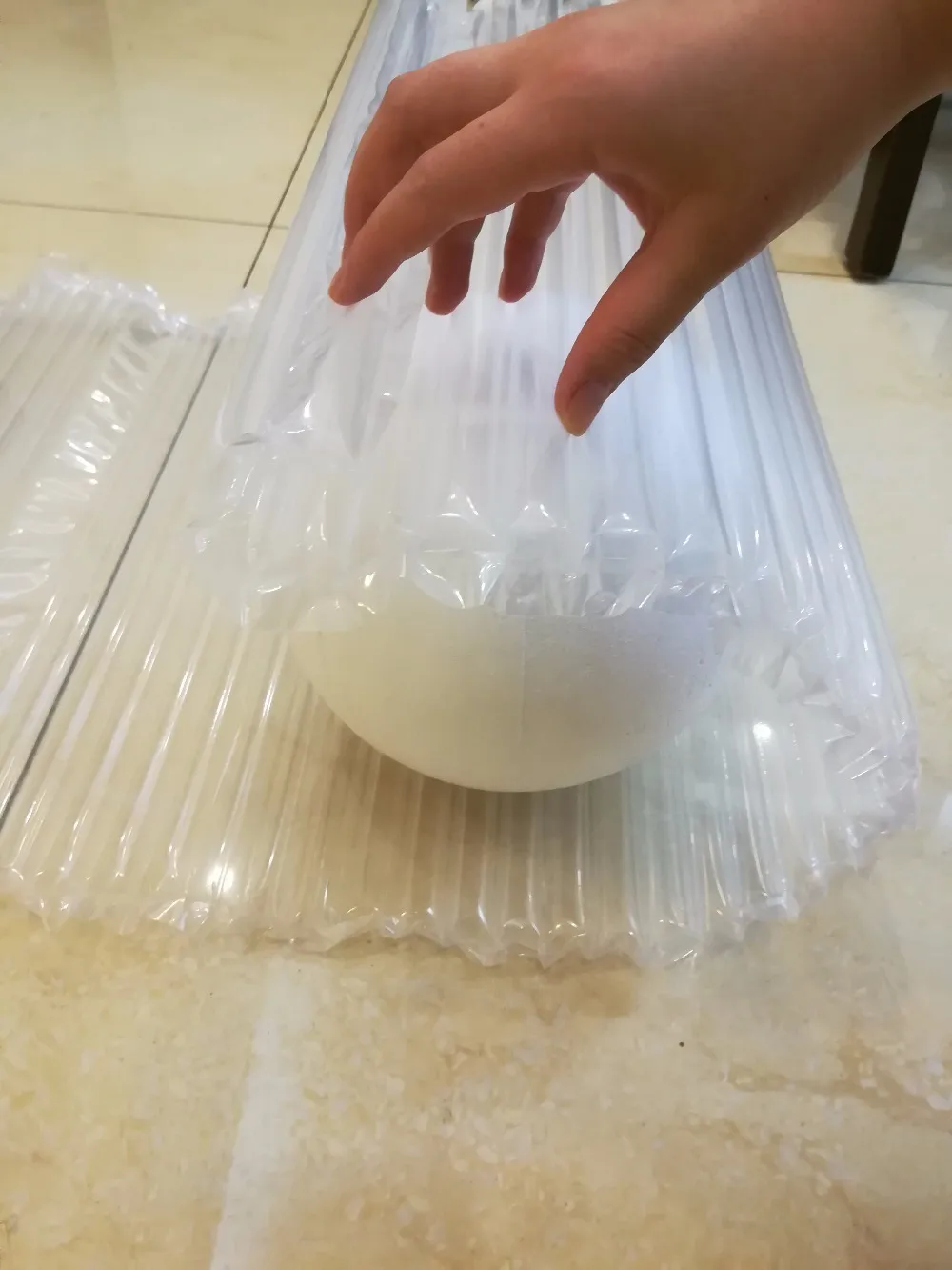 2/Half Round Solid Polystyrene Foam Balls for Christmas Crafts 7.87 in ...