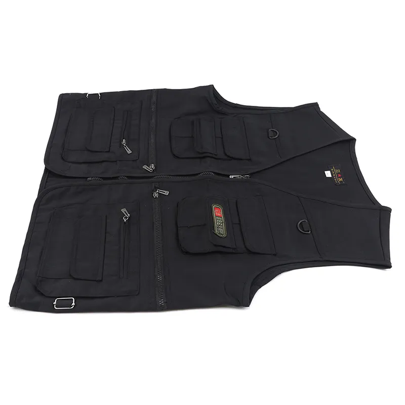 Btmpmcs Outdoorvest voor heren, licht, ademend, visvest, sneldrogend