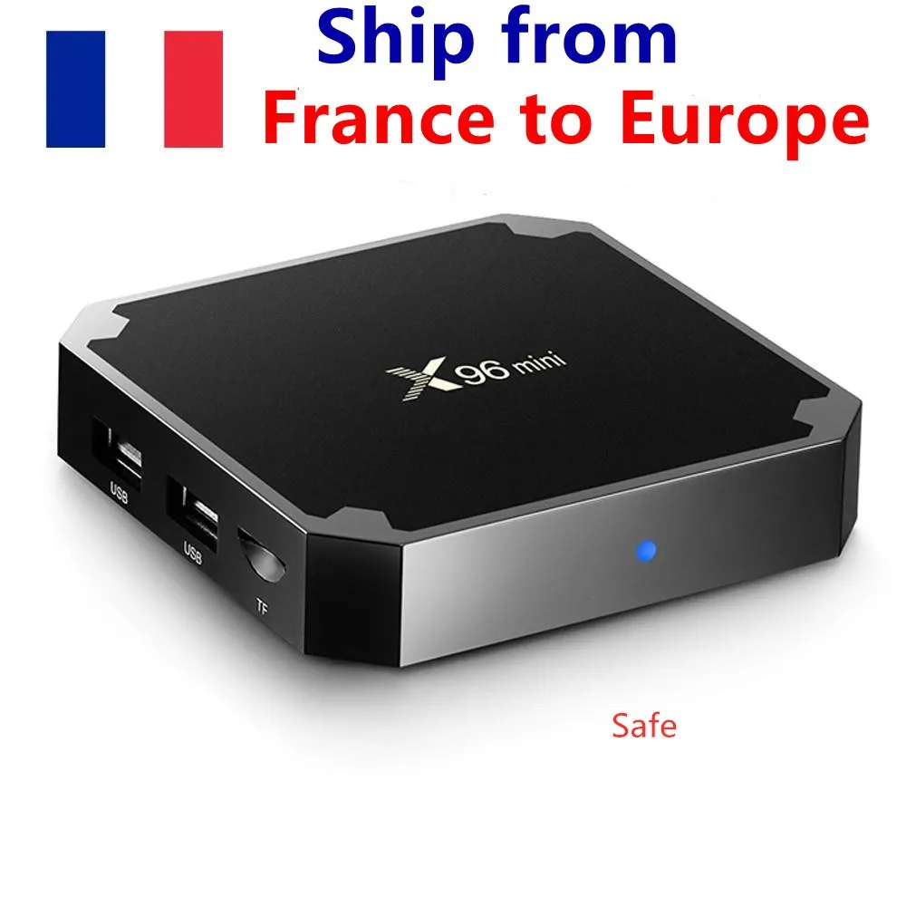 Ship From FRANCE Android TV Box X96 Mini S905W Android7.1 With 2.4G WiFi 1GB 8GB TX6 TX3