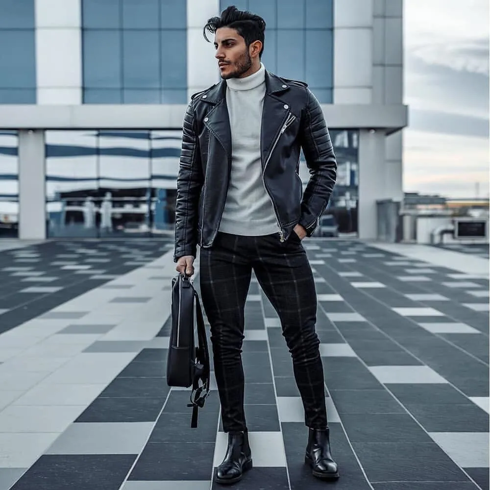 Pantalon Homme Slim Fit Rayé - Élastique, Coton/Lin, Pour Bureau Et Décontracté