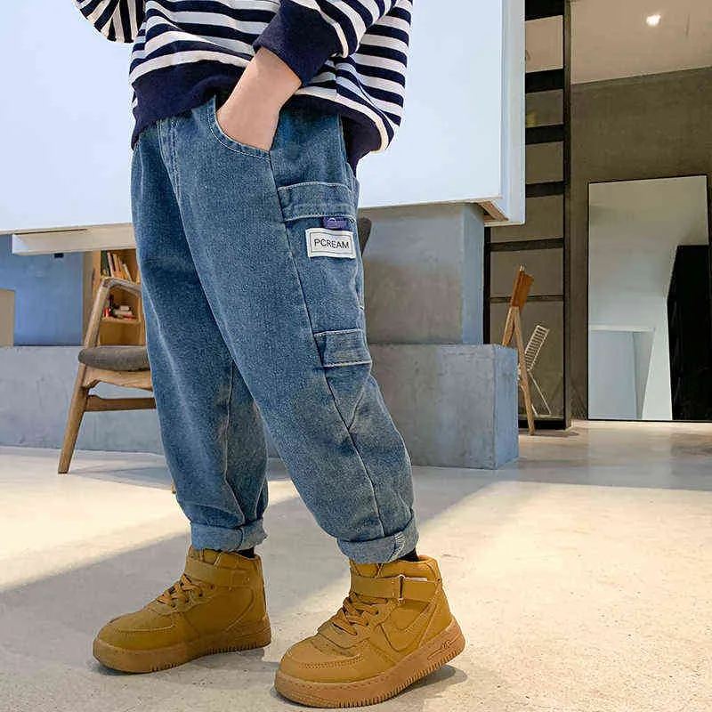 Winter Warm Pants Boys Jeans Plus Velvet Thickened Fashion Colored Letter  Print Jeans Teens Boys Casual Trousers Kids 3-12 Years - AliExpress