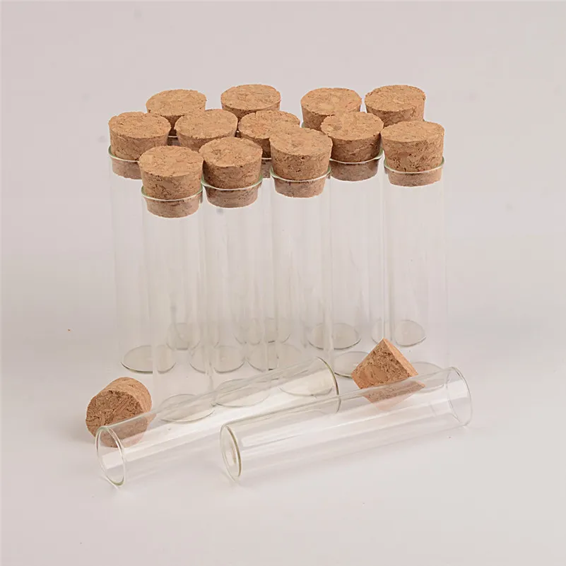 Mini Glass Jars with Corks 3ml 6ml wide-mouth Bottles Jar Storage Bottles for Sand Liquid Food Bottles 2