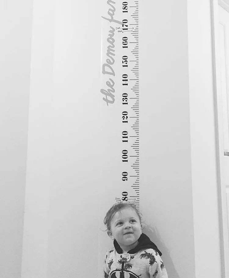 Oil Painting Height Ruler For Party Children Room Decor Kindergarten