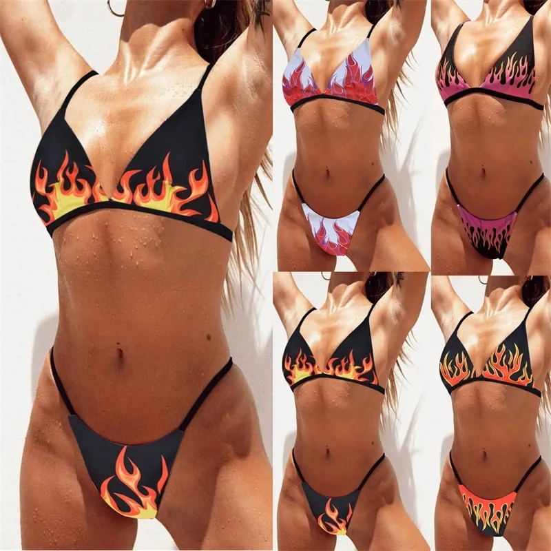 Flame sales bikini set