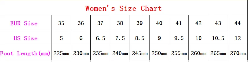 women size .