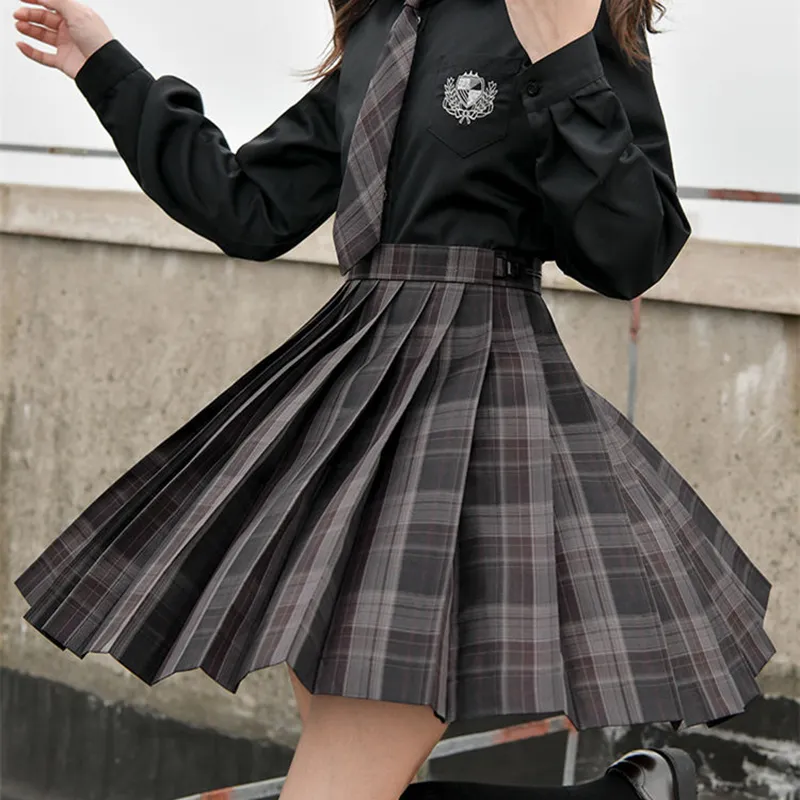 High waisted plaid discount skirt in bulk