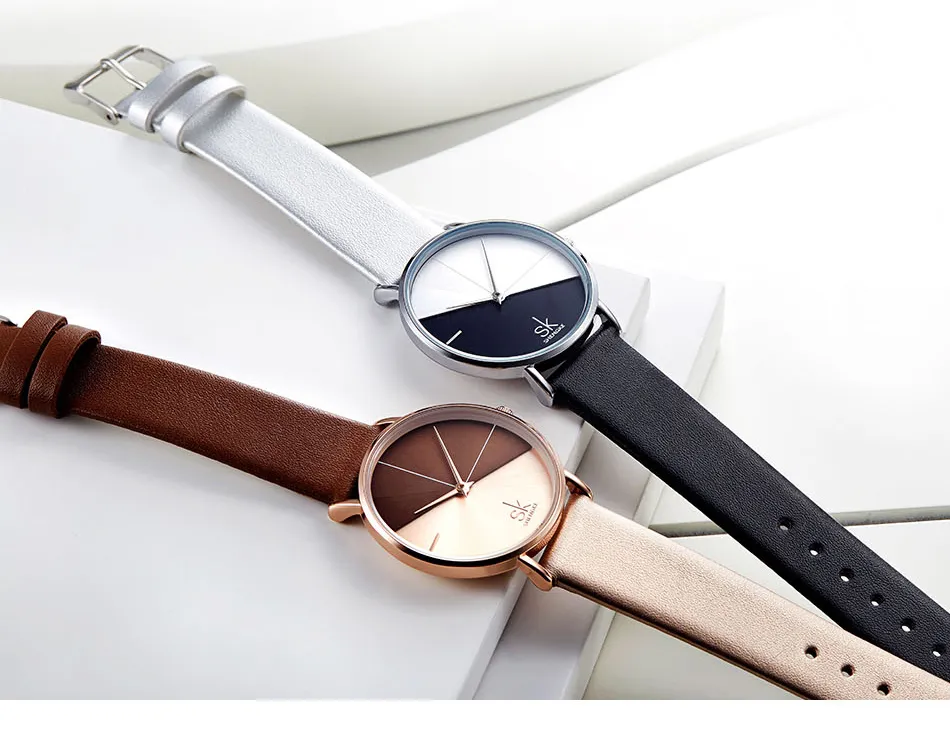 Luxury Leather Watches Women Minimalist Creative Fashion Quartz Watch Reloj Mujer Simple Ladies Wrist Watch Bayan Kol Saati (8)