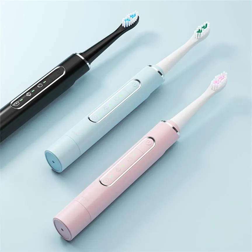 Elektrische automatische elektrische Ultraschall-Zahnbürste mit USB-Aufladung und 4 Bürstenköpfen DHL310d294g