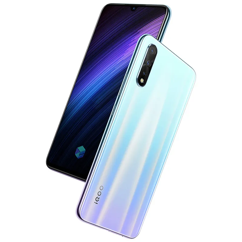 Оригинальный Vivo iqoo Neo 855 4G LTE сотовый телефон 855 RAM 128GB 256GB ROM Snapdragon 855 16.0MP HDR 4500MAH Android 6.38 "Полноэкранный отпечаток пальца ID лица Skack Smart Mobile