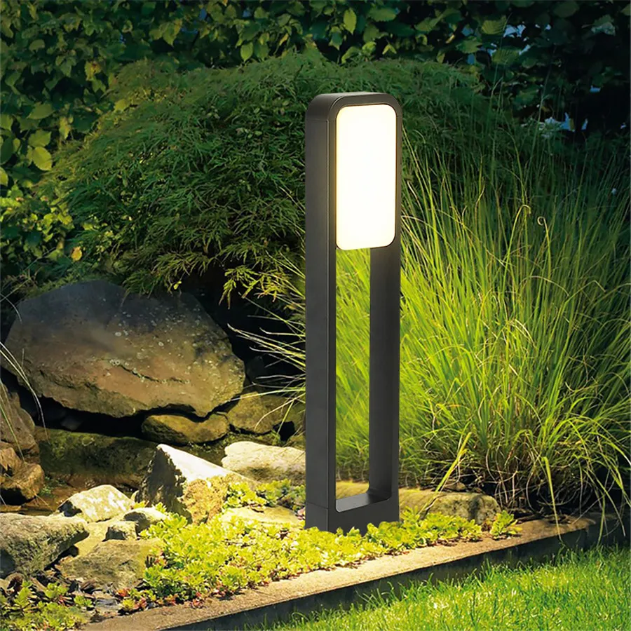 IP68 À Prova D 'Água 20W LED Lâmpada de Gramado AC85-265V LED Jardim Decoração de Luz Caminho Villa Bollards Paisagens Iluminação