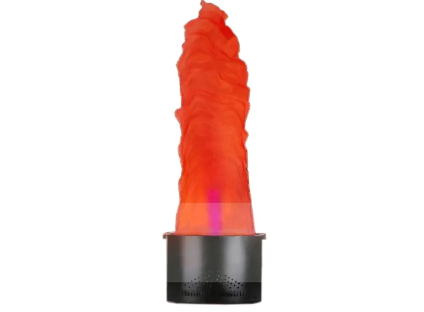 1.5metr Red Fake Fake Flame Lighting 36 LED Fire Machine Etap Efekt specjalny Lampa LED Silk DJ Disco Wedding Flame Machine