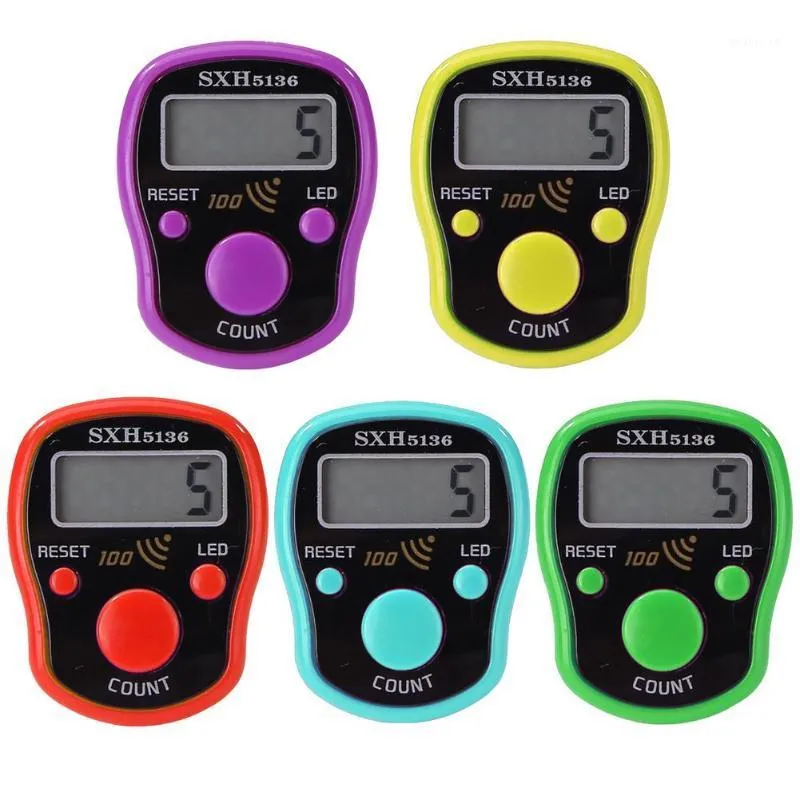 0-99999 mini handhållen fingerring Tally Counter LCD Electronic Digital Tally Counter Stitch marker rad för att sy stickning1