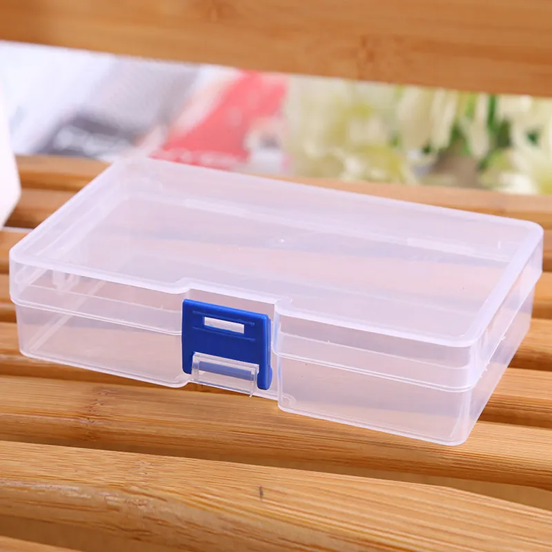 Housekeeping Storage Boxes Plastic Clear Small Box Bins for Jewelry Earrings Toys Container