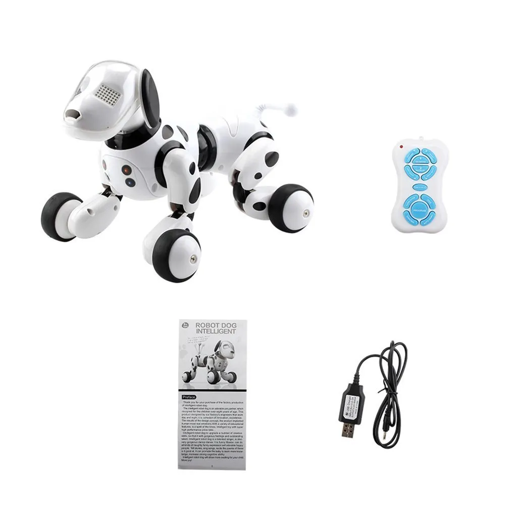 Robot Dog Electronic Pet Intelligent Dog Robot Toy 2. Smart Wireless Talking Remote Control Regalo per bambini per il compleanno LJ201105