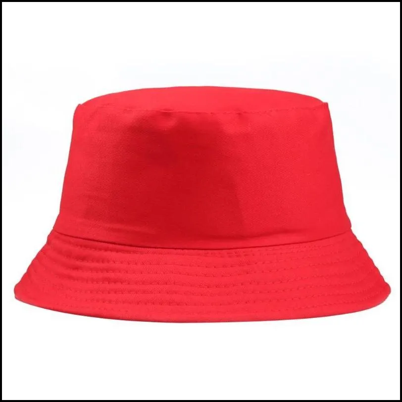 New Portable Fashion Sexy Solid Color Folding Fisherman Sun Hat Outdoor Men And Women Bucket Cap Multi Season Cap